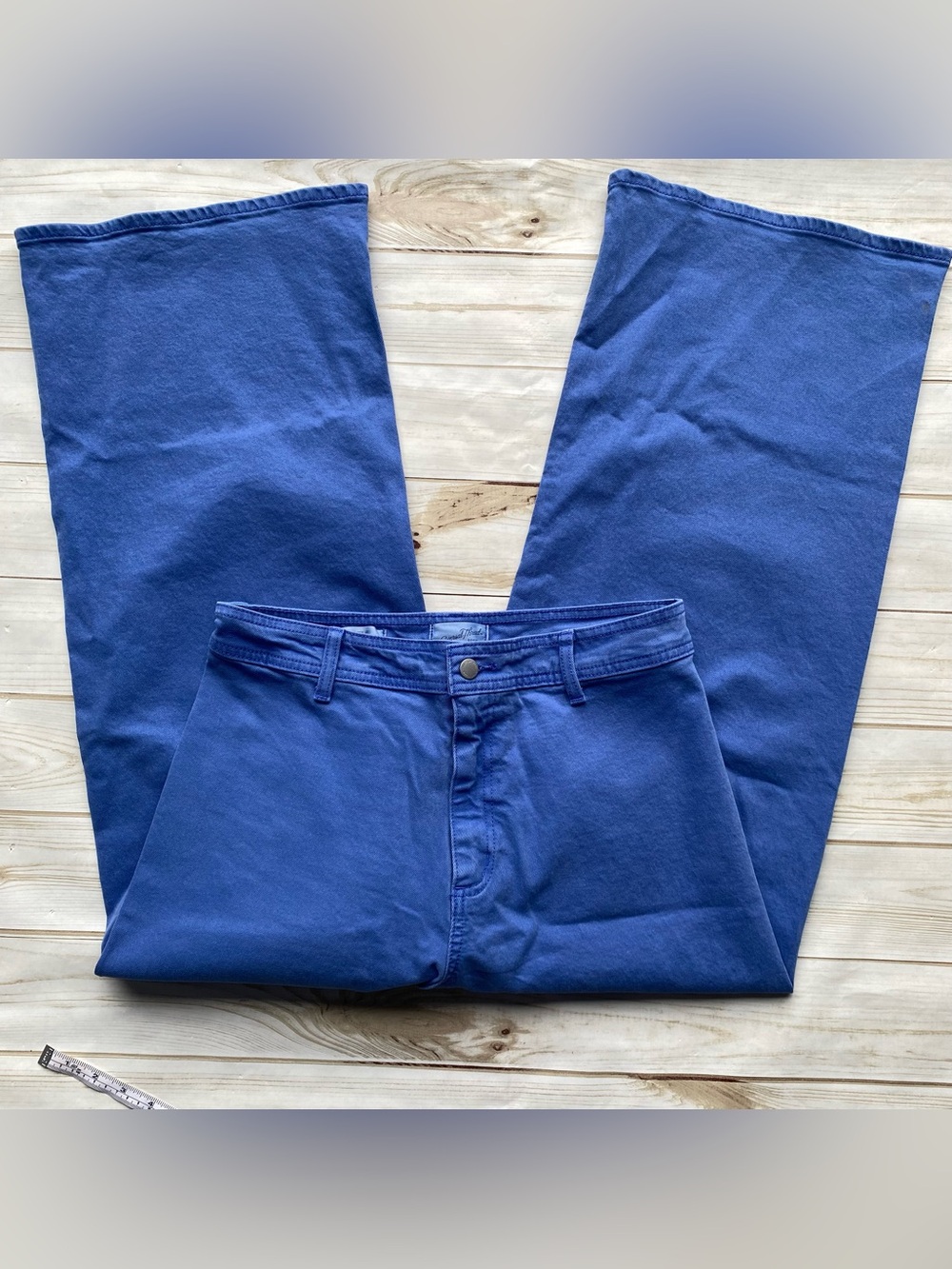 Universal Thread high waist sailor wide leg indigo blue denim jeans fall winter